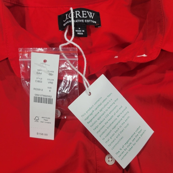 J. Crew Vibrant Red Mini Dress - Picture 10 of 10